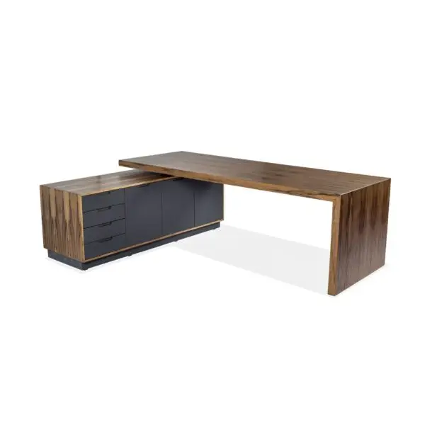 שולחן עץ "מרחף"כולל שלוחה Wood